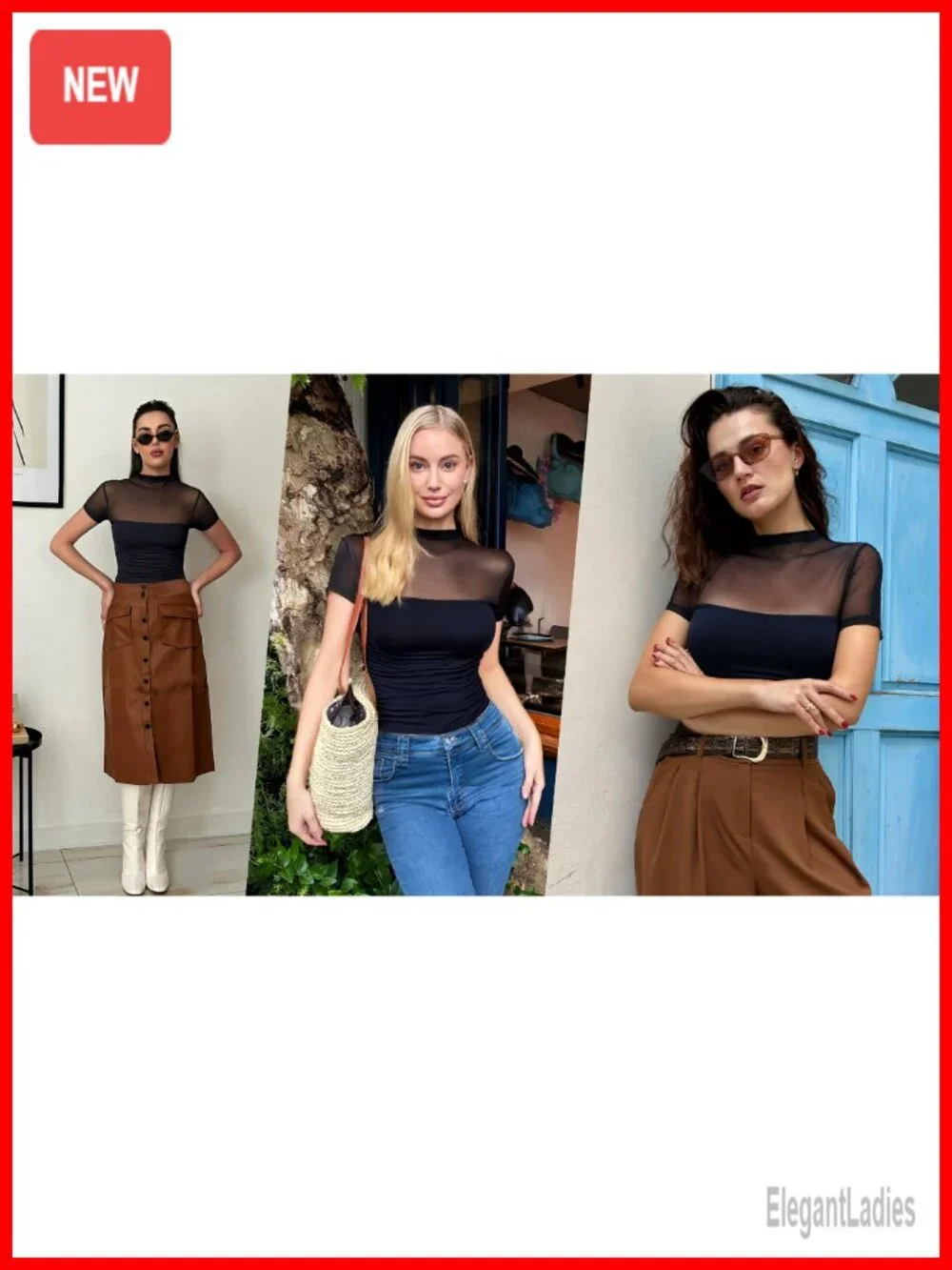 Short Sleeve Bodysuit Turtle Neck Mesh Sheer Going Out Top Shapewear